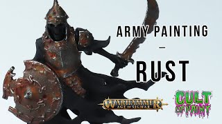 How to Paint RUST on your miniatures.