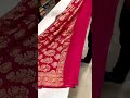 Pure Gajjisilk Bandhej Bandhini Saree Zari Weaving Sarees Sareeonlineshopping Traditional