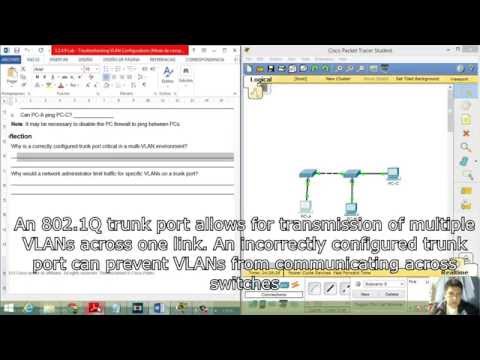6.2.3.9 - 3.2.4.9 Lab - Troubleshooting VLAN Configurations