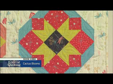 Love of Quilting Preview: Exploring Color Placement (Episode 2904 – Cactus Blooms)