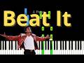 Beat It Michael Jackson Easy Piano