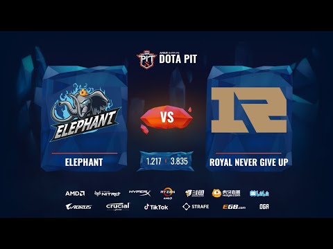 Elephant vs RNG | AMD SAPPHIRE OGA DOTA PIT Upper Bracket (BO3) | - Game 1