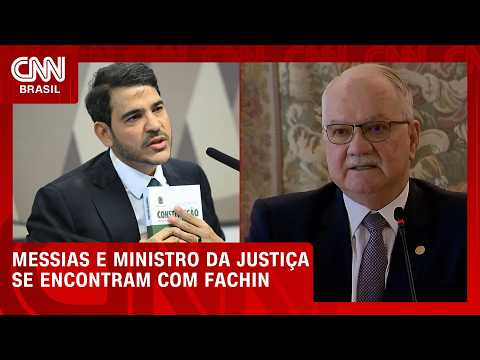 Messias e ministro da Justiça se encontram com Fachin após afastamento de diretor da PF | HORA H