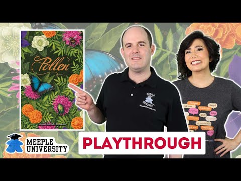 Pollen - A tile placement by Reiner Knizia - Live Playthrough Board Game and Giveaway
