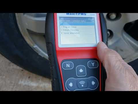 TPMS Light on No Problem use the Autel TS408 MaxiTPMS Scanner to find out the Bad One..