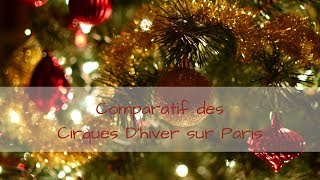 Comparatif des Cirques sur Paris