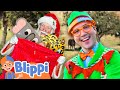 Blippi Helps Santa Deliver Presents At The Zoo