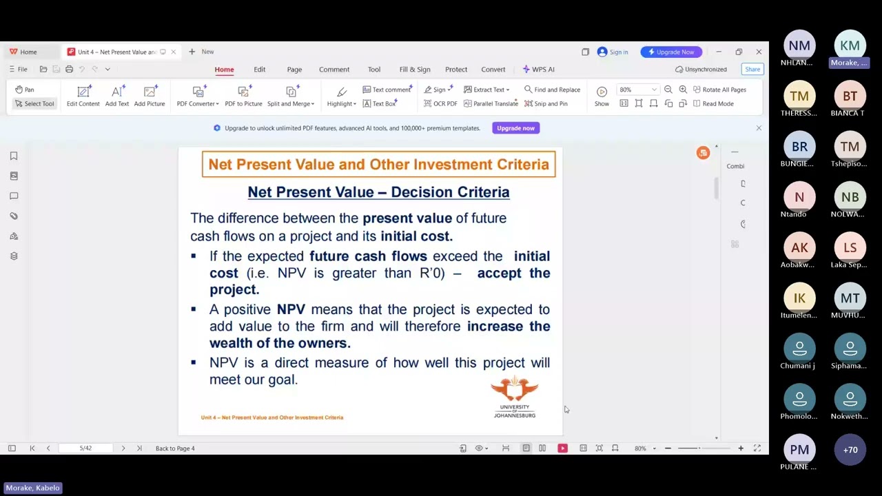 UNIT 4   Lecture Recording