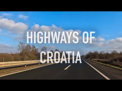 🇭🇷 POV Drive from Zagreb, Croatia towards the Hungarian Border on a Sunny day in January 2026