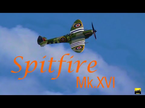 Spitfire Mk.XVI - awesome sound & speed - Gelnhausen Airshow 2019