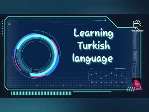 Learning Turkish language " the 1st lesson "