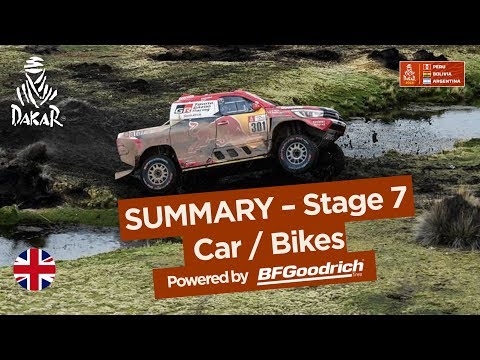 Summary - Car/Bike - Stage 7 (La Paz / Uyuni) - Dakar 2018