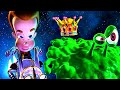 Jimmy Neutron Blows Up Alien Spaceships