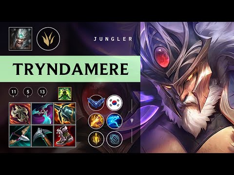 Tryndamere Jungle vs Shaco - KR Diamond Patch 26.01