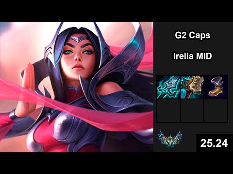 G2 Caps (Irelia) vs (Corki) - EUW Challenger - Patch 25.24