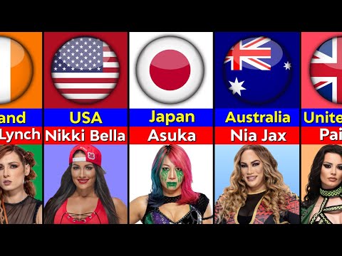 WWE Female Wrestler Nationality