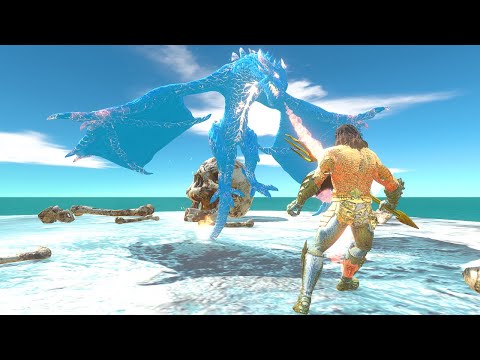 Ice Lava Dragon vs Random Teams | Epic Battles - Animal Revolt Battle Simulator