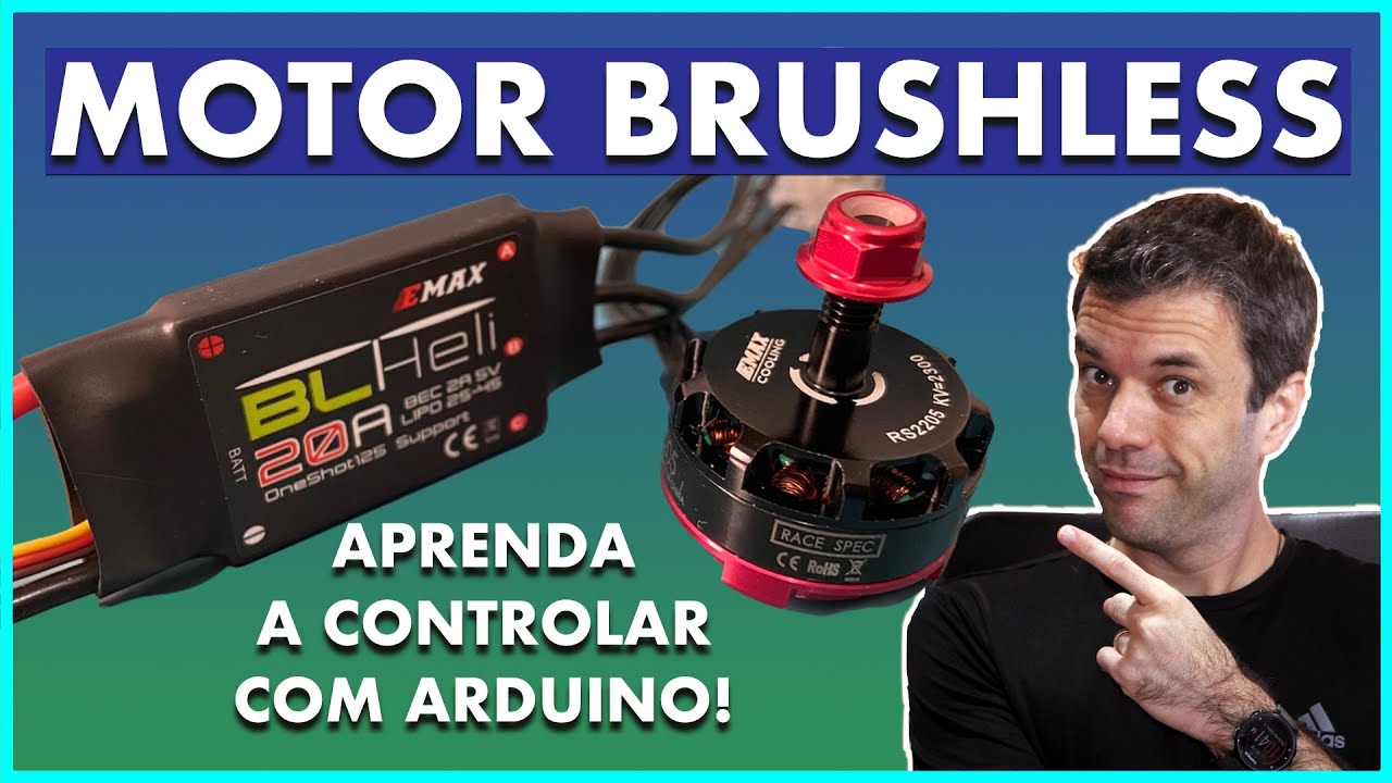 COMO FUNCIONA UM MOTOR BRUSHLESS? Aprenda como controlar um Motor Brushless com Arduino