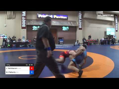 67 Kg 5th Place Jarod Verkleeren Nittany Lion Wrestling Club Vs Morgan Flaharty OTC COLORADO SPRIN