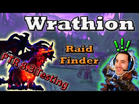 ⚡ 8.3 PTR Raid Testing Raid Finder Wrathion Kill 🔥 8/8M Elemental Shaman PoV ❄️