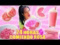24 HORAS COMIENDO ROSA | RETO SandraCiresArt | All Day Eating Pink Food Challenge