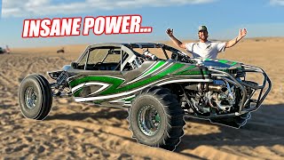 I Drove One of the FASTEST Sand Cars In The WORLD!!! (150+mph ON SAND)