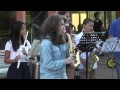 My improvised sax solo in France!! フランスで即興でサックスの演奏 ...