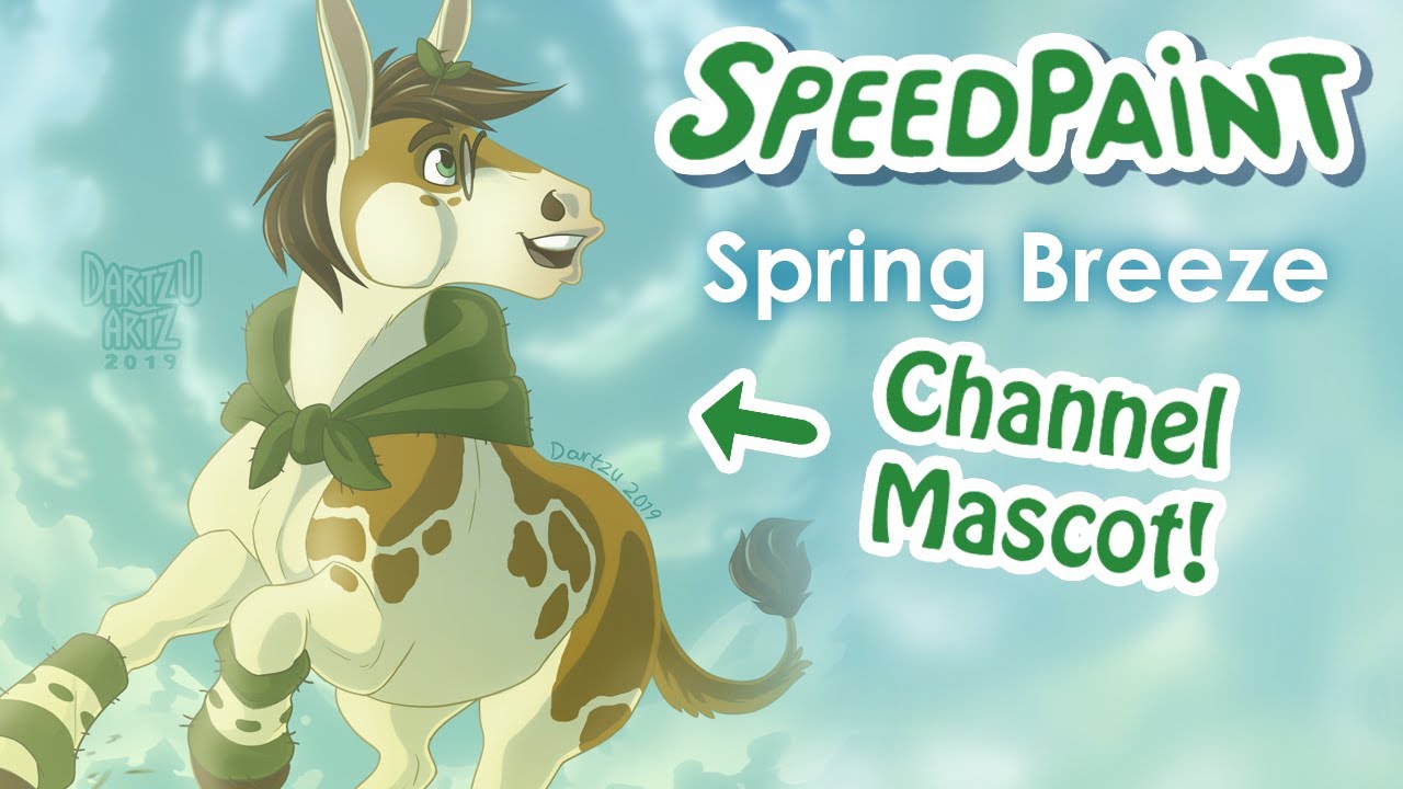Speedpaint - Spring Breeze - New Channel Mascot!