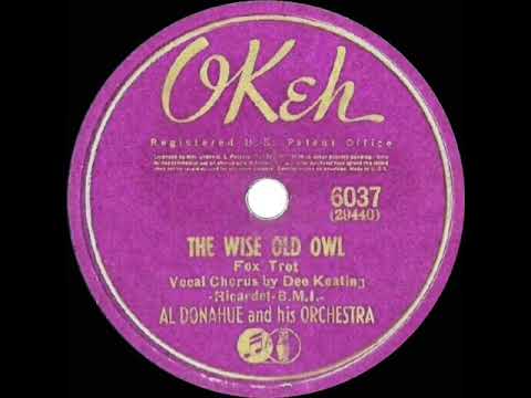 1941 HITS ARCHIVE: The Wise Old Owl - Al Donahue (Dee Keating, vocal)