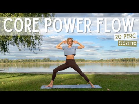 Haladó core erősítő power flow - 20 perc | Jóga Életmód ELŐZETES