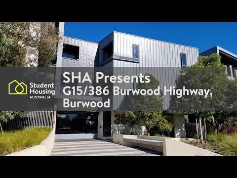 G15/386 Burwood Highway, BURWOOD – Apartment tour by Student Housing Australia