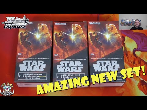 Amazing New Star Wars Premium TCG Set Opening! This is So Cool! (Weiss Schwarz)