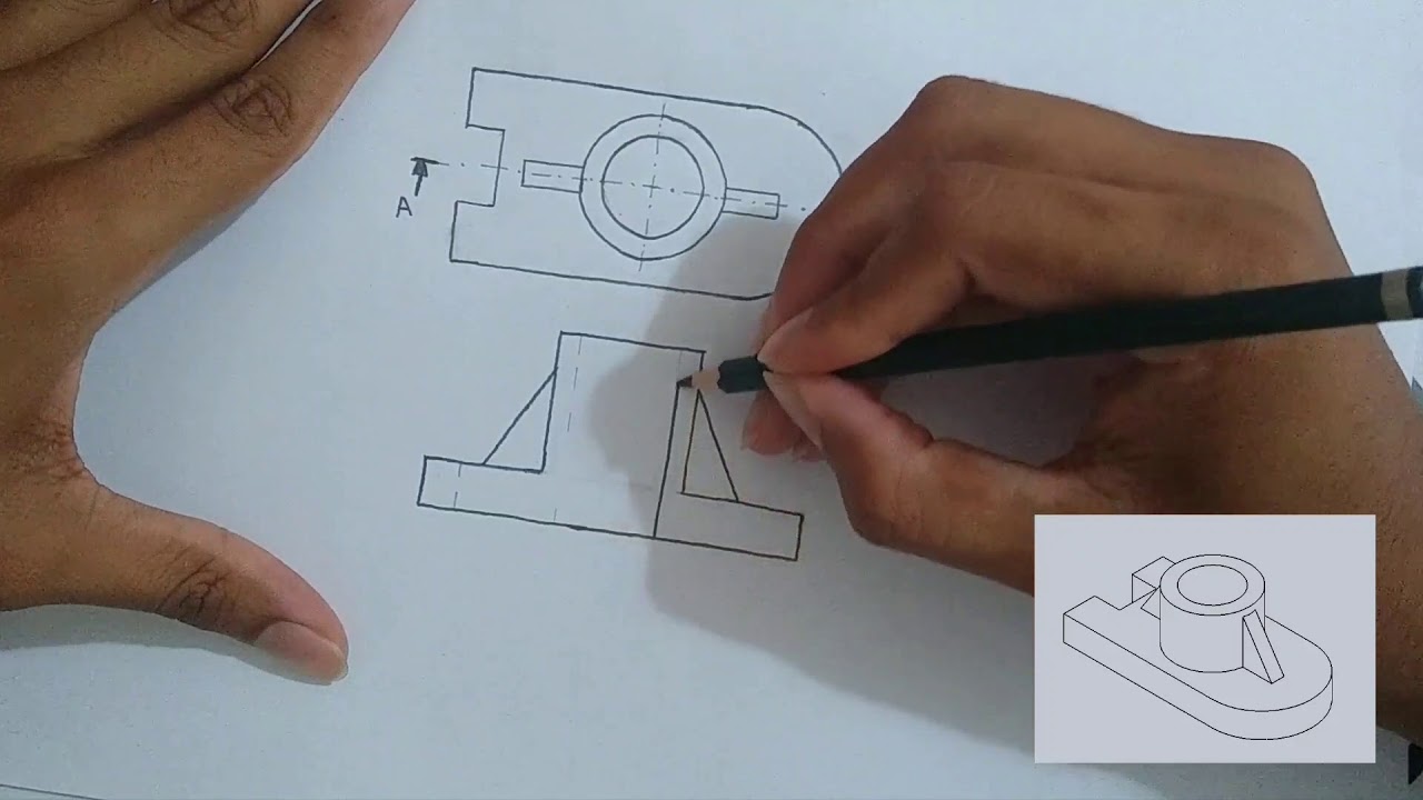 Desenho técnico | Corte total