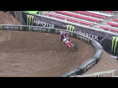 2013 Monster Energy Cup - Barcia, Dungey, Stewart, Villopoto, Tomac first ride on track