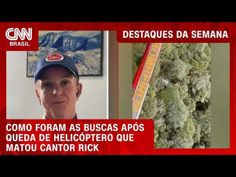 Tenente conta como foram as buscas após queda de helicóptero que matou Rick | DESTAQUES DA SEMANA
