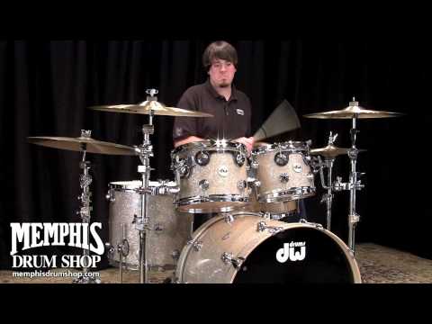 DW Collector's Series Maple Drum Set 22/10/12/16 - Broken Glass