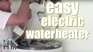 How to replace an electric water heater. The Home Mender