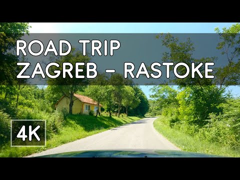 Road Trip: Zagreb to Rastoke / Slunj, Croatia - 4K UHD Virtual Travel