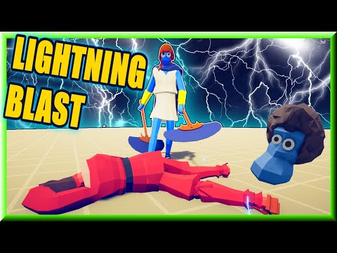 ⚡Lady Lightning Blast⚡ vs Every faction | TABS MODS GAMEPLAY