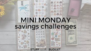 Mini Monday Savings Challenges | Last one of September!