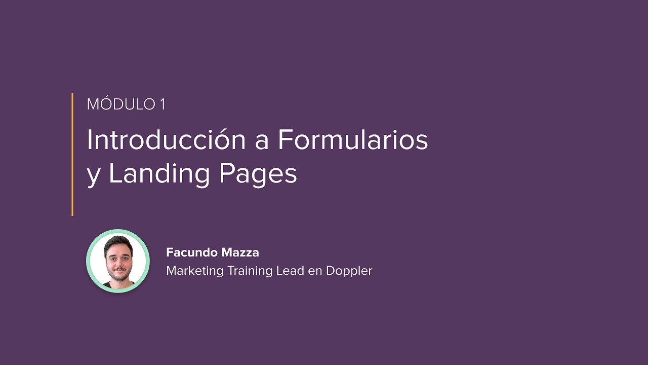 Vista previa de la demo de Landing Pages en Doppler