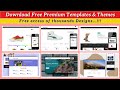 How to download free html templates and themes