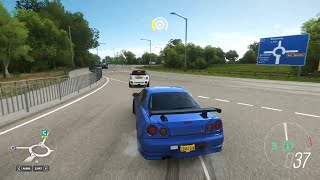 SKYLINE GT-R V SPEC II ( R34) Max Speed on Highway | Forza Horizon 4 | Turbo Eye