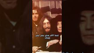 George Insulted Yoko to Her Face. He Heard She Gave off &quot;Bad Vibes&quot;! #beatles