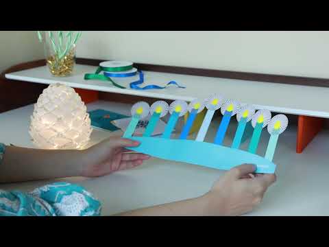 Azure Hanukkah Holiday Cards - Set of 8
