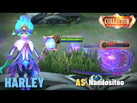 Harley Dream Caster Harley New Collector Skin - Gameplay By Nandositoo - MLBB