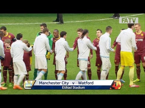 Manchester City vs Watford 4-2, FA Cup Fourth Round 2013-14 highlights