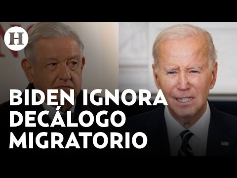 Invierten mucho a guerras y poco en desarrollo; AMLO critica a Biden por inacción en tema migratorio