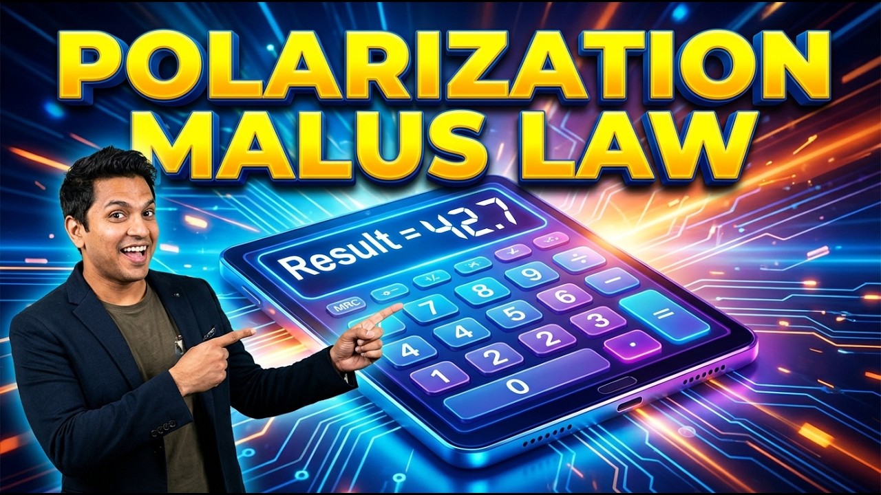 Polarization Malus Law Interactive Calculator