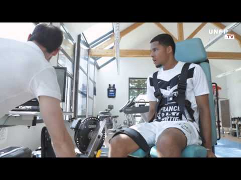 Tests physiques à Clairefontaine pour les stagiaires de l'UNFP